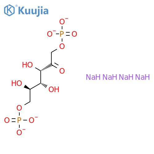 D-Fructose-1,6-diphosphate tetrasodium salt structure