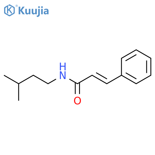2-Propenamide, N-(3-methylbutyl)-3-phenyl- structure