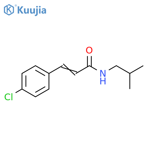 2-Propenamide, 3-(4-chlorophenyl)-N-(2-methylpropyl)- structure