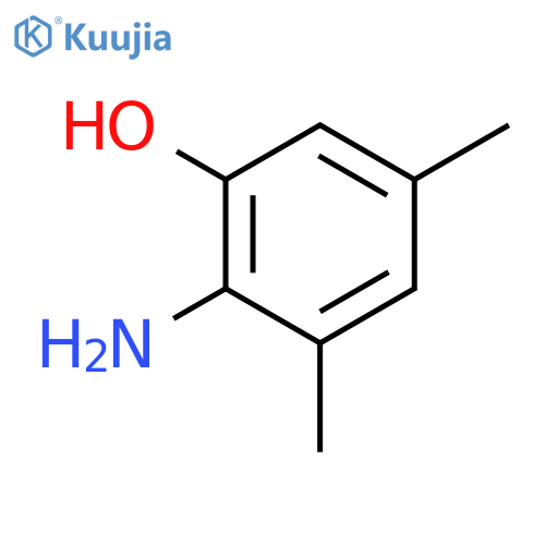 Phenol,2-amino-3,5-dimethyl- structure