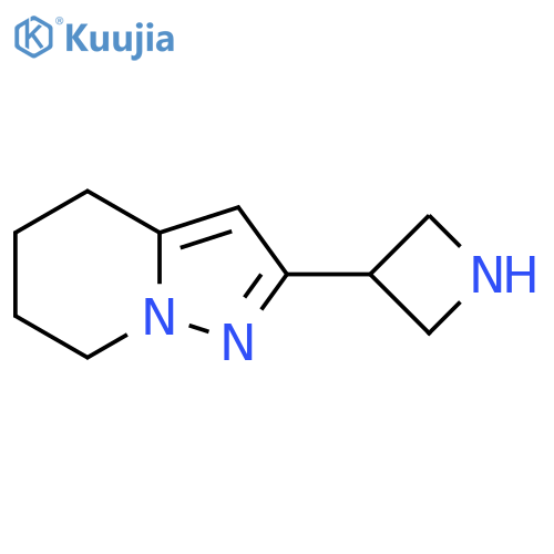 3-{4H,5H,6H,7H-pyrazolo[1,5-a]pyridin-2-yl}azetidine structure