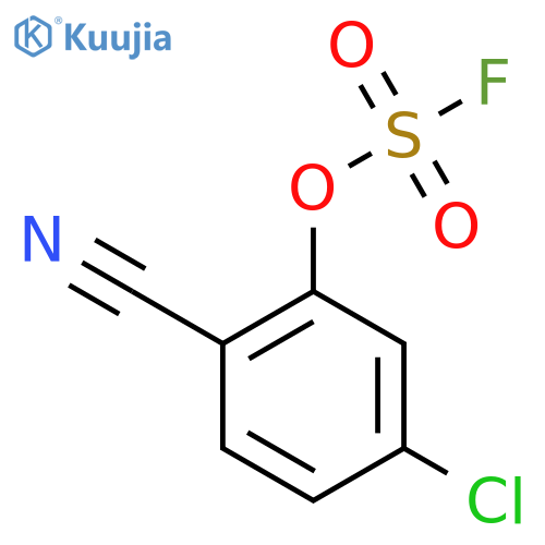 5-Chloro-2-cyanophenyl fluoranesulfonate structure