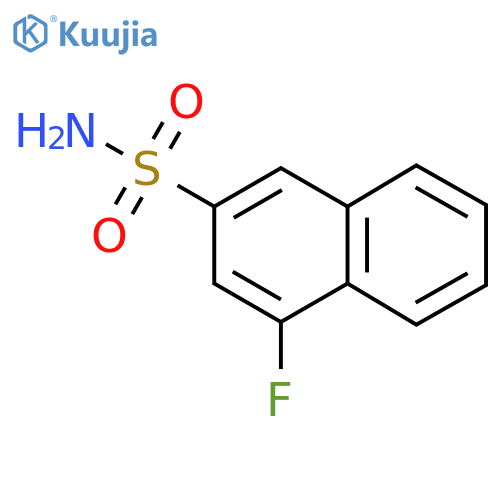 4-Fluoronaphthalene-2-sulfonamide structure