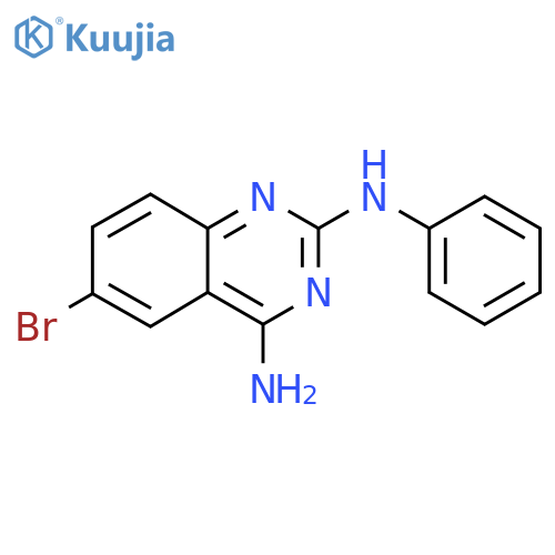6-bromo-N2-phenylquinazoline-2,4-diamine structure
