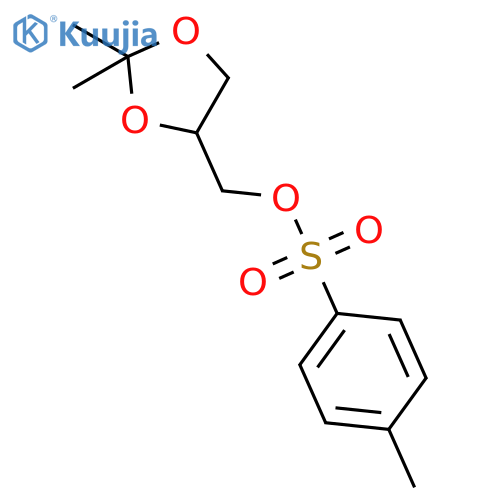 [(4R)-2,2-dimethyl-1,3-dioxolan-4-yl]methyl 4-methylbenzene-1-sulfonate structure