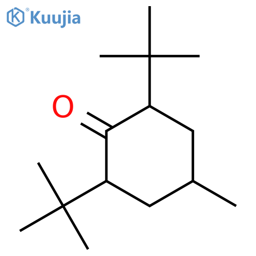 Cyclohexanone,2,6-bis(1,1-dimethylethyl)-4-methyl- structure