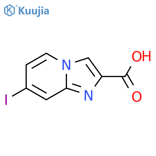 7-iodoimidazo1,2-apyridine-2-carboxylic acid structure