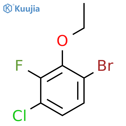 1-Bromo-4-chloro-2-ethoxy-3-fluorobenzene structure