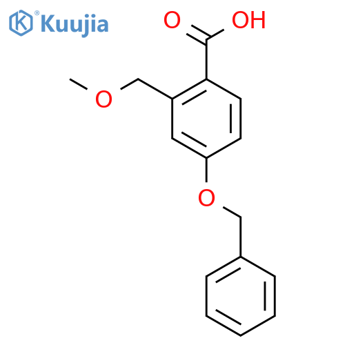 4-(Benzyloxy)-2-(methoxymethyl)benzoic acid structure
