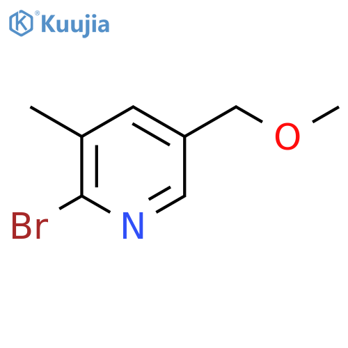 2-Bromo-5-(methoxymethyl)-3-methylpyridine structure