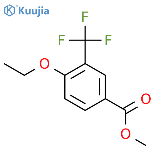 Methyl 4-ethoxy-3-(trifluoromethyl)benzoate structure
