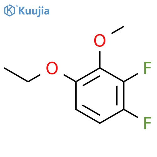 1-Ethoxy-3,4-difluoro-2-methoxybenzene structure