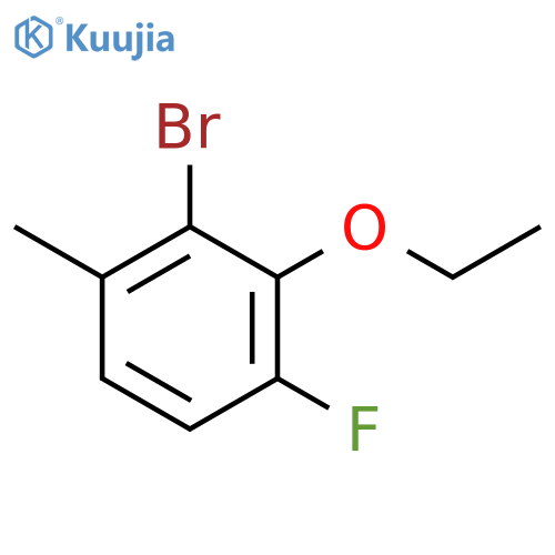 2-Bromo-3-ethoxy-4-fluoro-1-methylbenzene structure