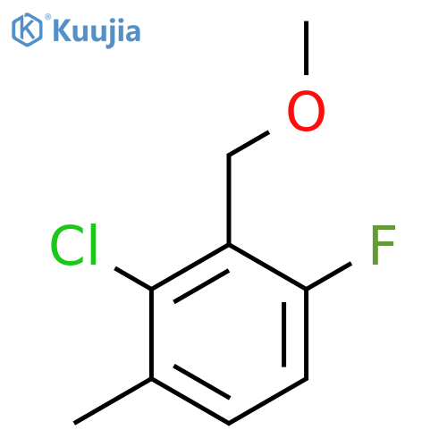 2-Chloro-4-fluoro-3-(methoxymethyl)-1-methylbenzene structure