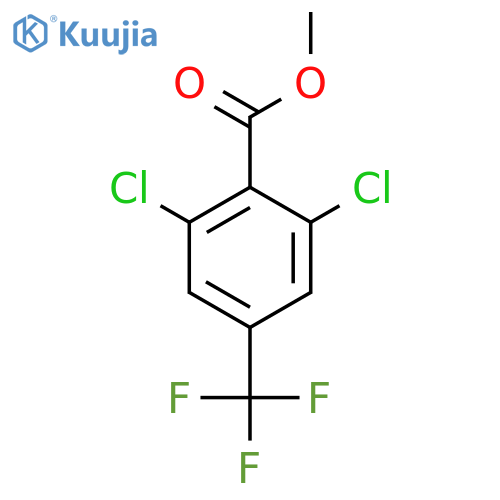 Methyl 2,6-dichloro-4-(trifluoromethyl)benzoate structure