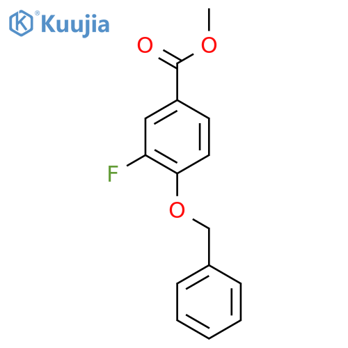 Methyl 4-(benzyloxy)-3-fluorobenzoate structure