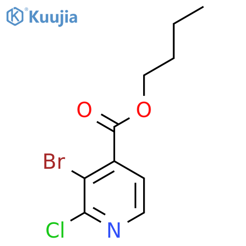 Butyl 3-bromo-2-chloroisonicotinate structure