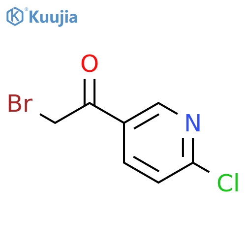 5-Bromoacetyl)-2-chloropyridine structure