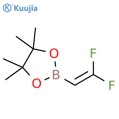 1,3,2-Dioxaborolane, 2-(2,2-difluoroethenyl)-4,4,5,5-tetramethyl- structure