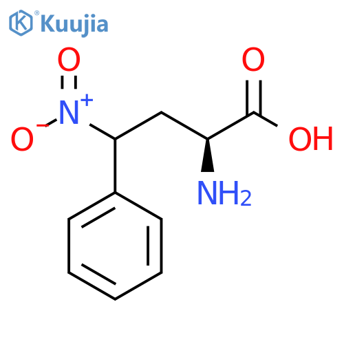 (αS)-α-Amino-γ-nitrobenzenebutanoic acid structure
