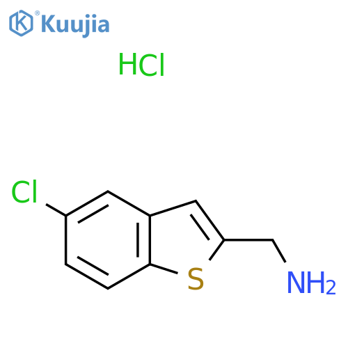 5-Chlorobenzo[b]thiophene-2-methanamine hydrochloride structure