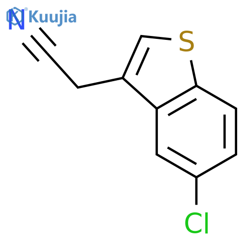 5-Chlorothianaphthene-3-acetonitrile structure