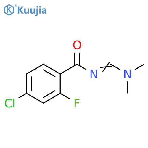 4-Chloro-N-((dimethylamino)methylene)-2-fluorobenzamide structure