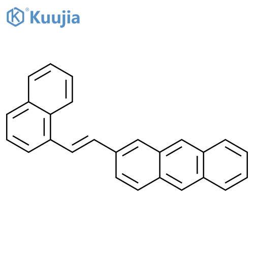 Anthracene, 2-[2-(1-naphthalenyl)ethenyl]- structure