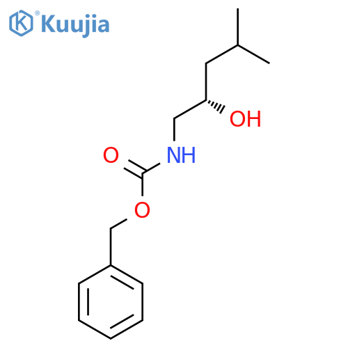 benzyl N-(2S)-2-hydroxy-4-methylpentylcarbamate structure