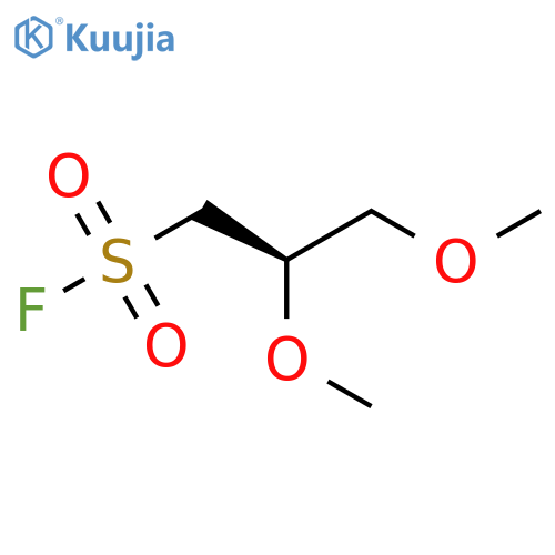 (2R)-2,3-dimethoxypropane-1-sulfonyl fluoride structure