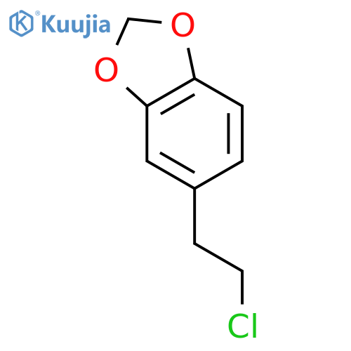 5-(2-chloroethyl)-1,3-benzodioxole structure