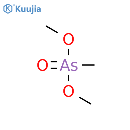 Arsonic acid, methyl-, dimethyl ester structure