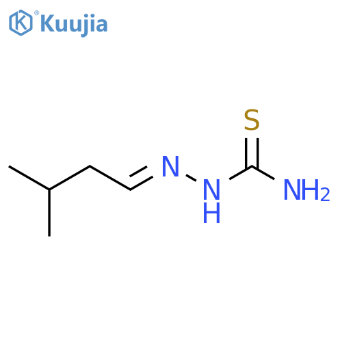 Hydrazinecarbothioamide,2-(3-methylbutylidene)- structure