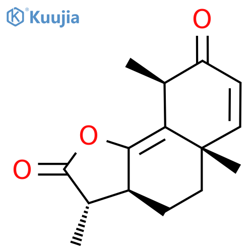Naphtho[1,2-b]furan-2,8(3H,4H)-dione, 3a,5,5a,9-tetrahydro-3,5a,9-trimethyl-, (3S,3aS,5aS,9R)- structure