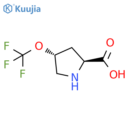 L-Proline, 4-(trifluoromethoxy)-, (4R)- structure