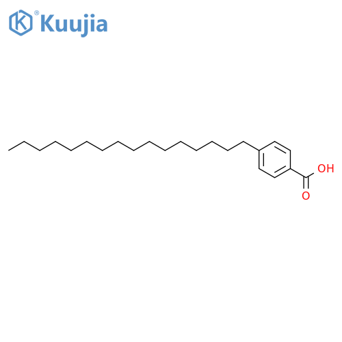 Benzoic acid, 4-hexadecyl- structure