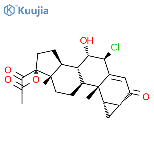 6b-Chloro-7a-hydroxy-6,7-dihydro Cyproterone Acetate structure