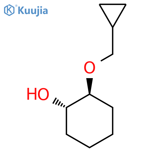 (1S,2S)-2-(cyclopropylmethoxy)cyclohexan-1-ol structure
