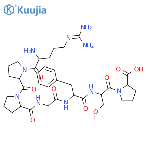 Bradykinin (1-7) structure