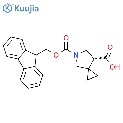 (7R)-5-Aza-spiro[2.4]heptane-5,7-dicarboxylic acid 5-(9H-fluoren-9-ylmethyl) ester structure