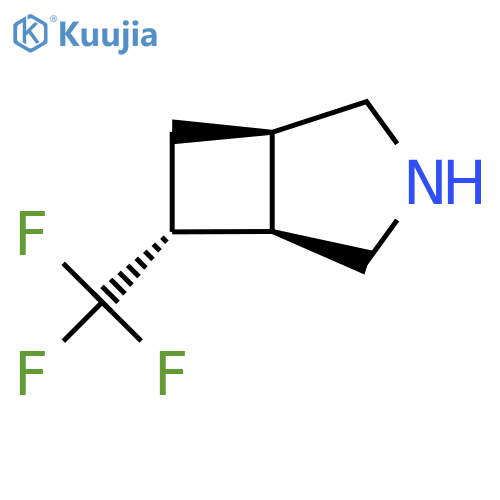 rac-(1R,5R,6R)-6-(trifluoromethyl)-3-azabicyclo3.2.0heptane structure