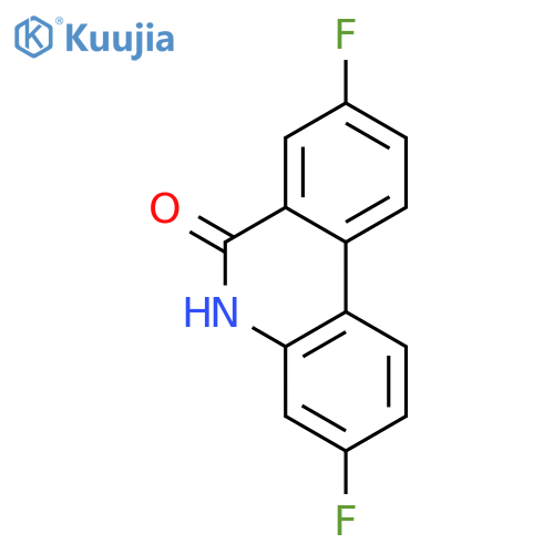 6(5H)-Phenanthridinone,3,8-difluoro- structure