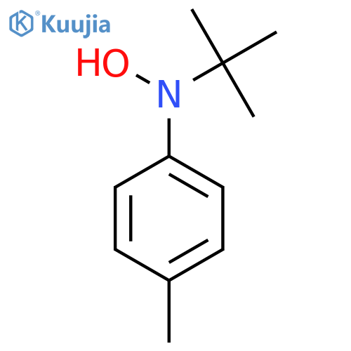 Benzenamine,N-(1,1-dimethylethyl)-N-hydroxy-4-methyl- structure