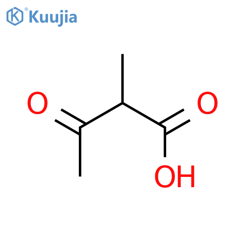 Butanoic acid,2-methyl-3-oxo- structure