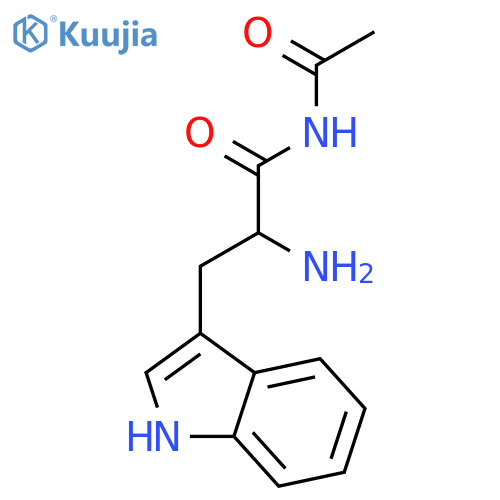 N-alpha-Acetyl-L-tryptophan amide structure