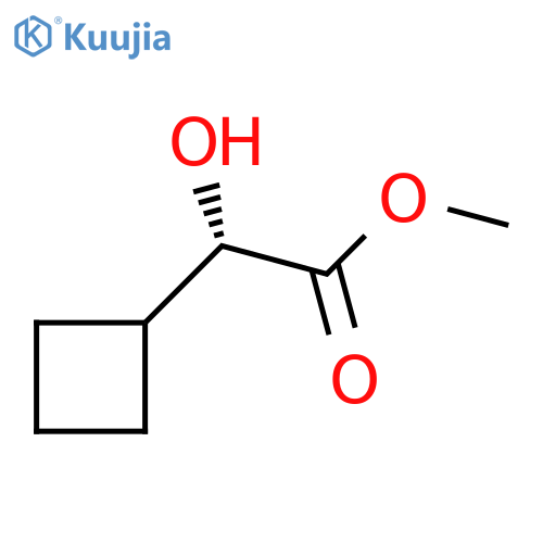 Methyl (2S)-2-cyclobutyl-2-hydroxyacetate structure