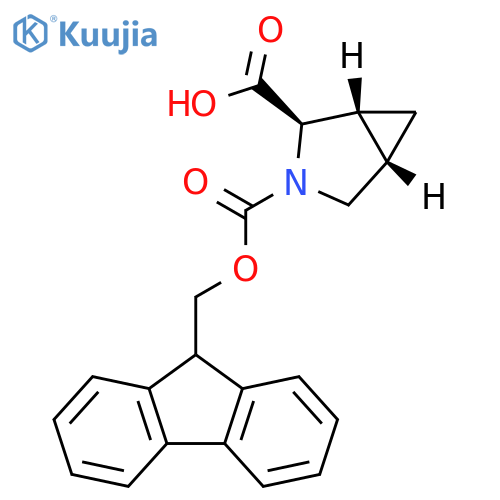 3-Azabicyclo[3.1.0]hexane-2,3-dicarboxylic acid, 3-(9H-fluoren-9-ylmethyl) ester, (1R,2R,5S)- structure