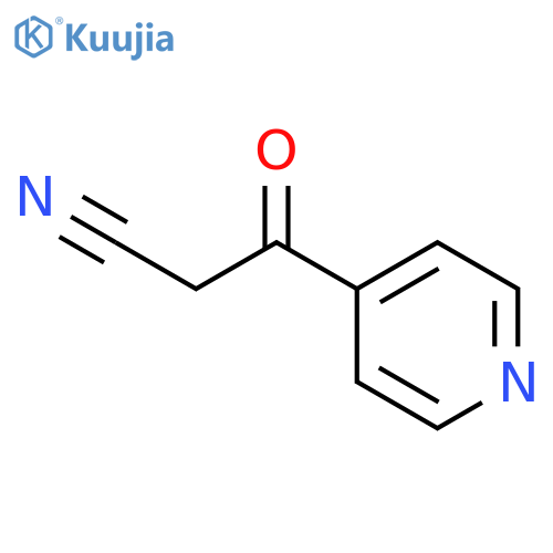 3-oxo-3-(4-pyridyl)propanenitrile structure