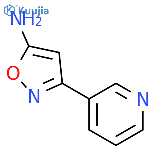 3-(pyridin-3-yl)-1,2-oxazol-5-amine structure