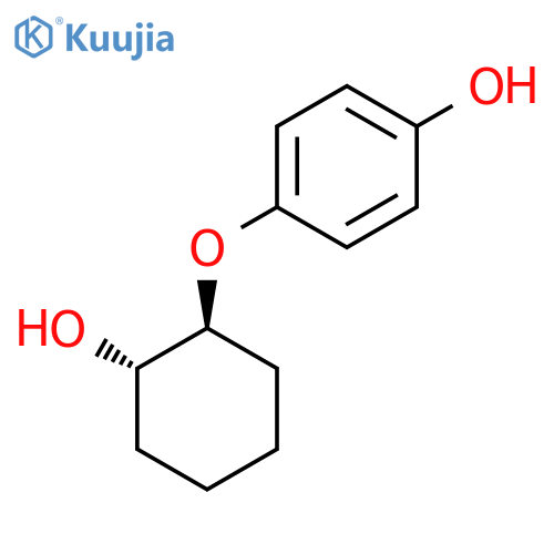 4-{(1S,2S)-2-hydroxycyclohexyloxy}phenol structure